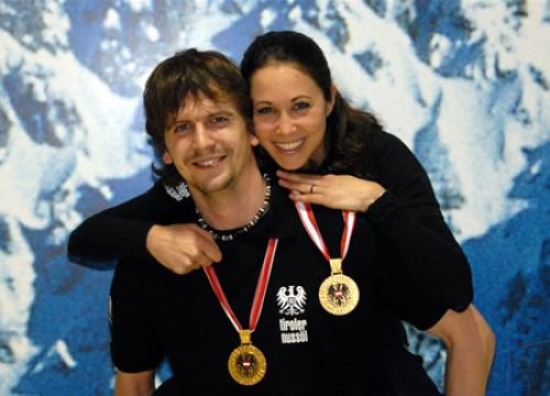 Österreichischer Mixed-Doubles-Meister 2008: Andreas Unterberger & Karina Toth (KCC)