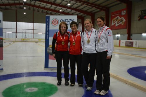 Staatsmeister der Damen 2014: Marijke Reitsma, Hannah Augustin, Constanze Hummelt, Karina Toth