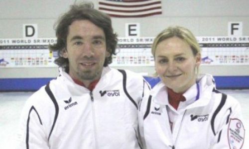 Die österreichischen Mixed-Doubles-Meister 2010: Thomas und Sonja Peichl vom CFÖ Wien